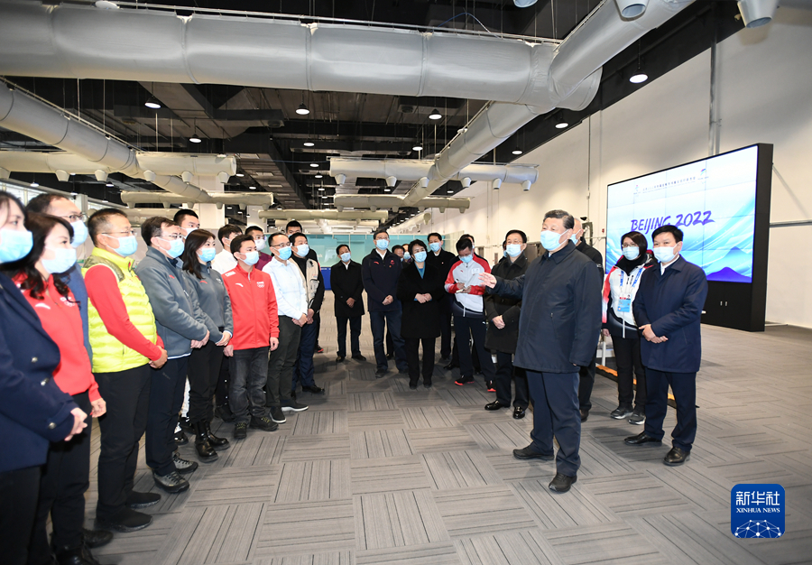 习近平在北京考察2022年冬奥会、冬残奥会筹办备赛工作时强调 坚定信心再接再厉抓好各项筹备工作 确保北京冬奥会冬残奥会圆满成功 韩正陪同考察