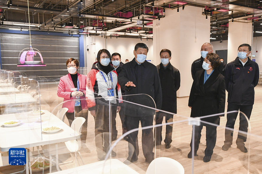 习近平在北京考察2022年冬奥会、冬残奥会筹办备赛工作时强调 坚定信心再接再厉抓好各项筹备工作 确保北京冬奥会冬残奥会圆满成功 韩正陪同考察