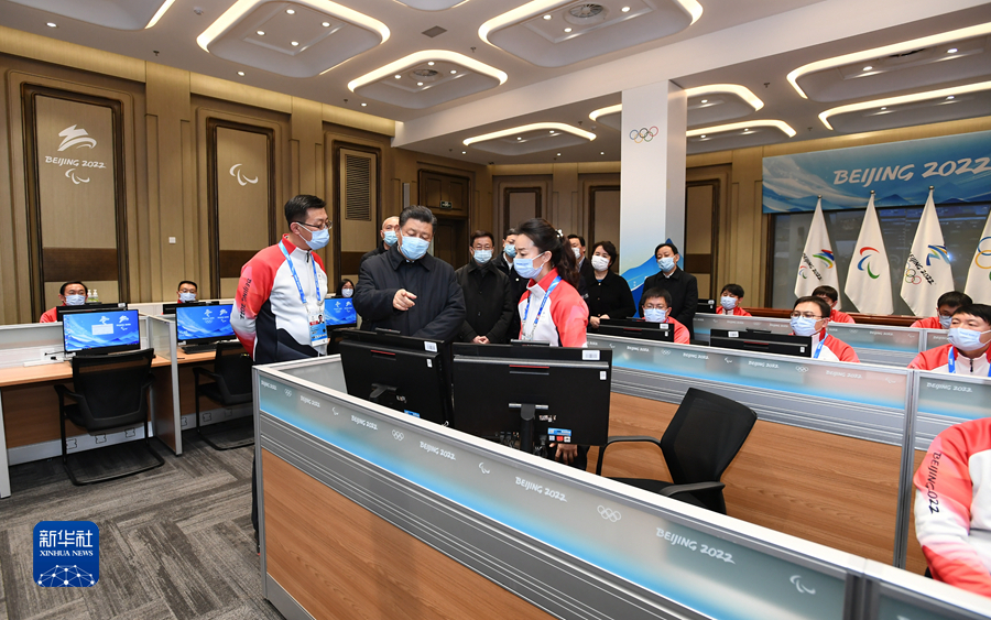 习近平在北京考察2022年冬奥会、冬残奥会筹办备赛工作时强调 坚定信心再接再厉抓好各项筹备工作 确保北京冬奥会冬残奥会圆满成功 韩正陪同考察