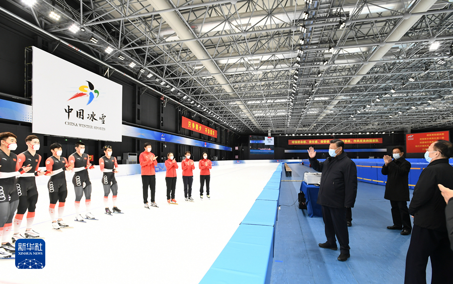 习近平在北京考察2022年冬奥会、冬残奥会筹办备赛工作时强调 坚定信心再接再厉抓好各项筹备工作 确保北京冬奥会冬残奥会圆满成功 韩正陪同考察