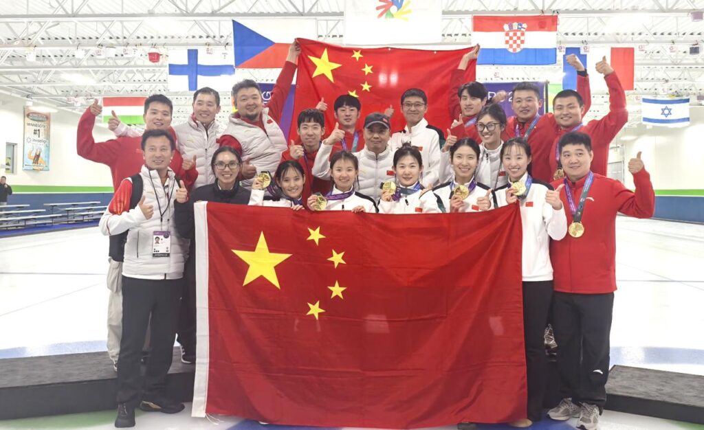 2025年美国听障冰壶世锦赛中国队勇夺两金一铜